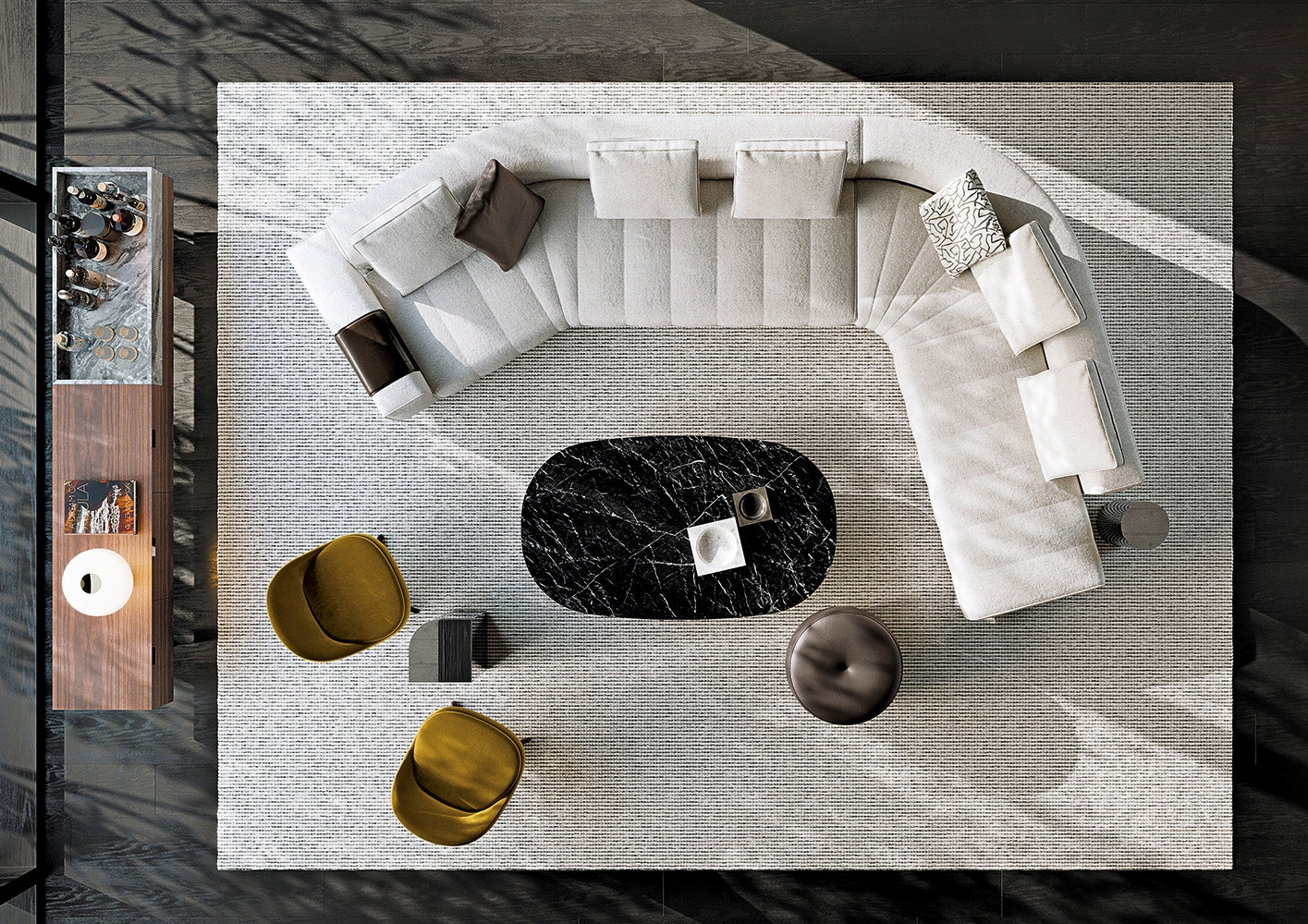 The Cove Curved Sectional Sofa
