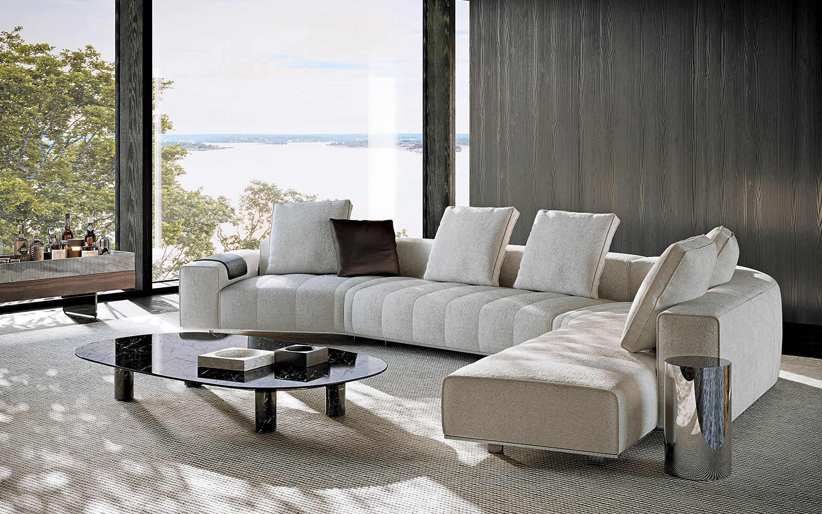 The Cove Curved Sectional Sofa
