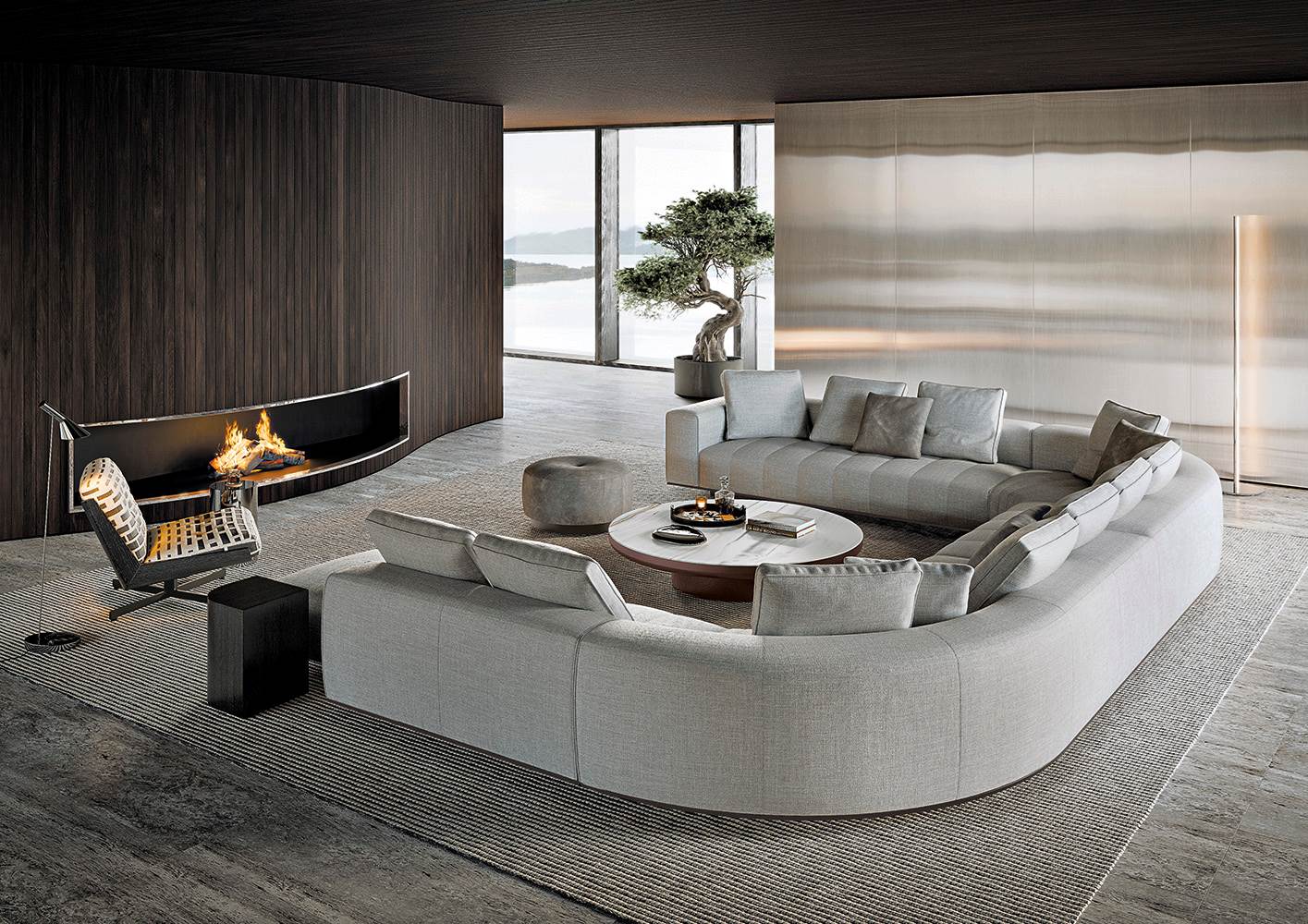 The Cove Curved Sectional Sofa